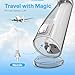 Water Flosser for Teeth, Cordless Oral Irrigator Portable Dental Cleaner Picks with 8 DIY Modes 7 Jets 300ml Tank Braces Flossers Rechargeable (White)