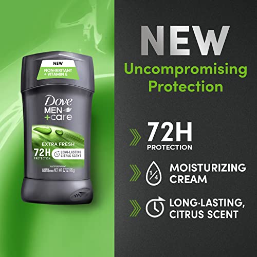 Dove Men+Care Desodorante Antitranspirante Stick Extra Fresh 2.7 oz Pack de 2 miniatura 4