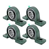kimllier 4Pcs UCP208-24 Pillow Block Bearing Mounted Bearings with 1-1/2 Inch Bore Self Aligning Cast Iron Housing Set for Industrial Settings