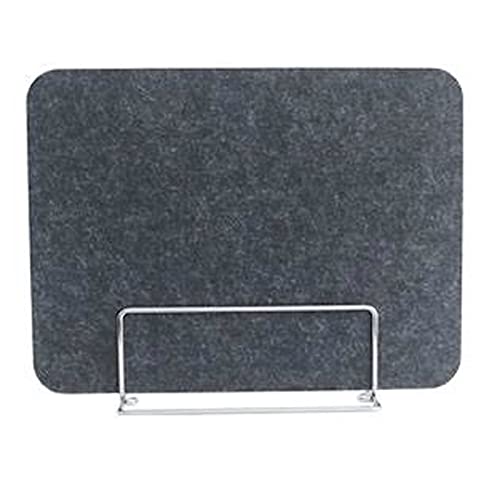 Juego de 2 paneles acústicos portátiles de 9 mm de grosor, paneles de división insonorizados para reducción de ruido de oficina y control visual de distracción, ideal para espacios de trabajo