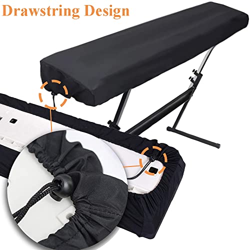 Skyour Capa protetora de teclado piano para 61-88 teclas teclado eletrônico digital piano capas para