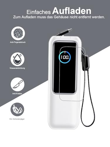 Hülle für Anker Laptop Powerbank, 25000mAh 165W,daunke Enthält Zwei weiche Folien,All-Inclusive-Schutz,Anti-Schock/Kratzer,Drop Protection,Bequem zu halten, Leicht und tragbar (Transparent)