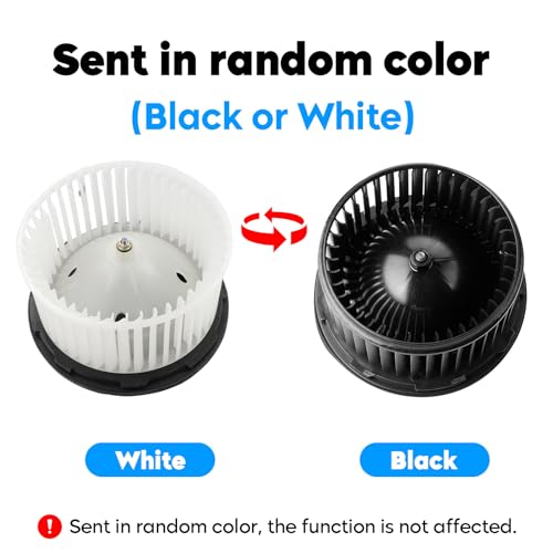 Image of Front AC Heater Blower Motor w /Fan Compatible with 700191 2003-2014 Silverado Suburban Tahoe Avalanche /GMC Sierra Yukon /Cadillac Escalade, Replaces for 75748 20760618 89019320 89019301