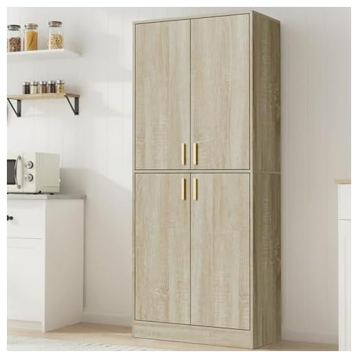 Cozy Castle Tall Pantry Storage Cabinet