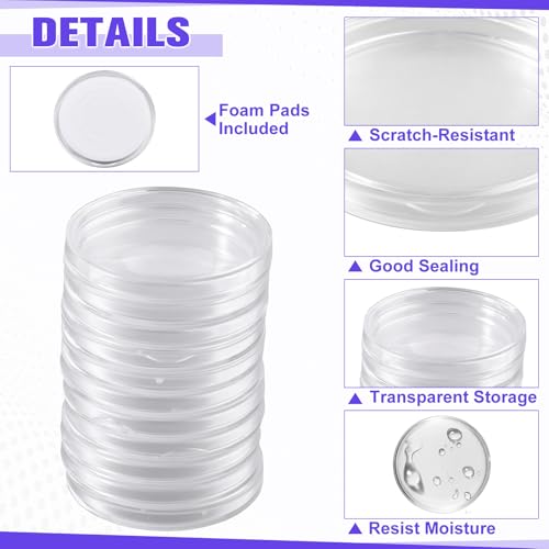 60 Cápsulas para Monedas de 40mm con Caja de Almacenamiento miniatura 3