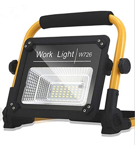 Lampe de travail rechargeable contre les coupures de courant avec projecteur extérieur 50W LED