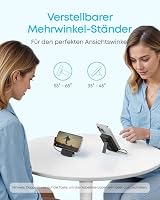 Anker Zolo magnetische Powerbank, 10K kabelloses Ladegerät, 30W Max. Schnellladen, integriertes USB-C Kabel & Ständer, für iPhone 17/16/15 Serie, AirPods etc. – Ansicht 4