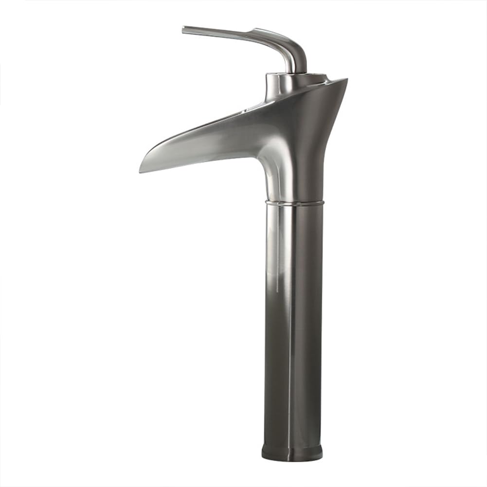 Robinet cascade de salle de bain en laiton pour vasque haute