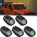Jytrew Solar Waterproof Cab Roof Lights, Five in a Set, Wireless No Drill Solar and USB Powered LED Lights with Remote Control, Universal Vibration 8 Color Roof Marker Light for Truck SUV RVs