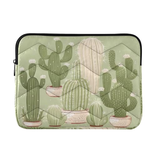 Funda para portátil 13-14 pulgadas color verde cactus impermeable