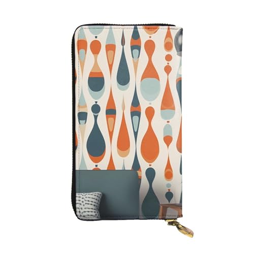 Porte-téléphone et portefeuille rétro en cuir pour homme et femme