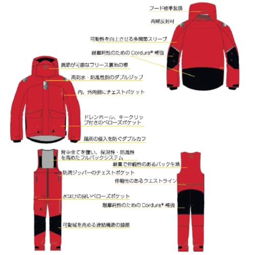 Veste de voile offshore XL manteau navigation mer imperméable - 2