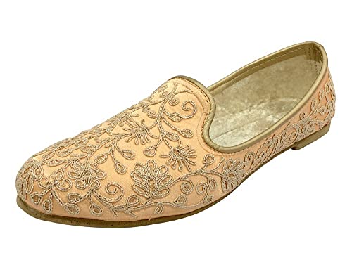 Stop n Style Punjabi Jutti for Mens Wedding Indian Shoes Sherwani Shoe Men Mojaris Ethnic Flat Juttis
