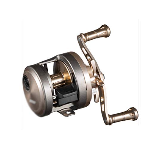 AANWKENL Rueda de Tambor All Metal Road Carrete de Pesca Especial Reel Largo Carrete de Pesca Pesca Equipo de Pesca al Aire Libre(Right-Handed)