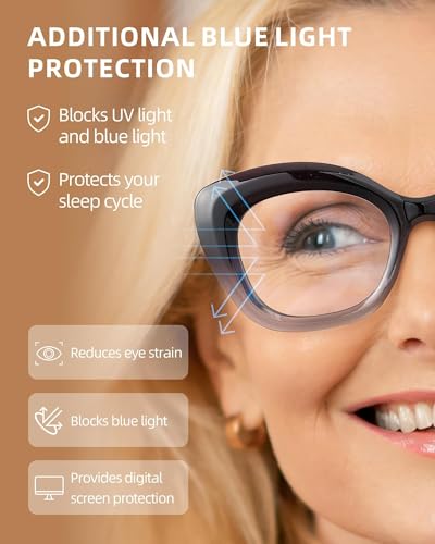 Gafas de lectura mujer ojos de gato para leer en tablet y proteger la vista del ordenador 3