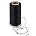 eBoot 260m 150D 1 mm Leather Sewing Waxed Thread Cord for Leather Craft DIY (Black)