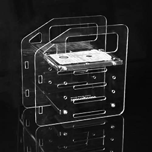 DIY Akrylowy Wspornik Dysku Twardego Wielowarstwowy Wspornik, Szeroko Stosowany, łatwy w Instalacji z Dokładnym Otworem Montażowym dla Dysku Twardego 3,5 Cala (4 warstwy)
