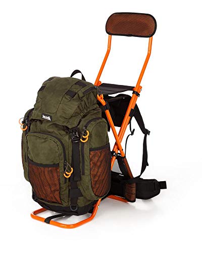 FAUNA Drückjagd-Rucksack Sitzrucksack BJÖRNEN EVO mit Rückenlehne orange