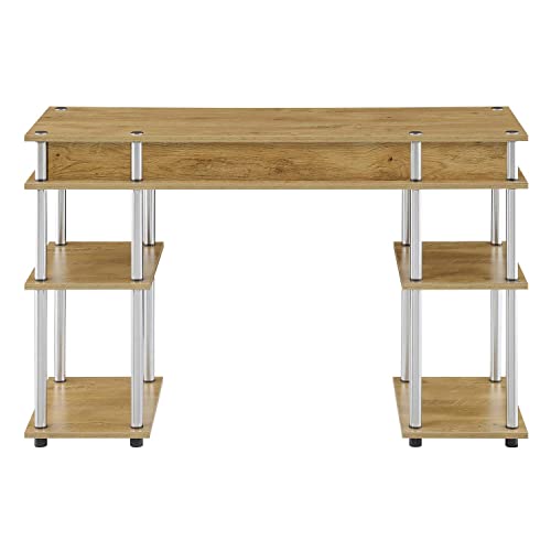 Convenience Concepts Designs2Go No Tools Student Desk, English Oak #TOP4