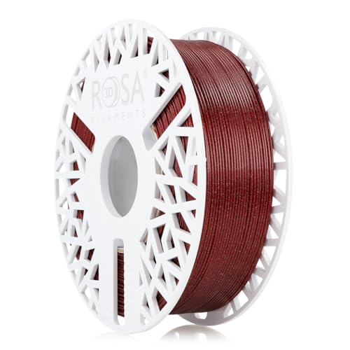 Filament ROSA 3D FILAMENTS PETG High-Speed Czerwony Brokatowy/Mieniący (RED GLITTER)