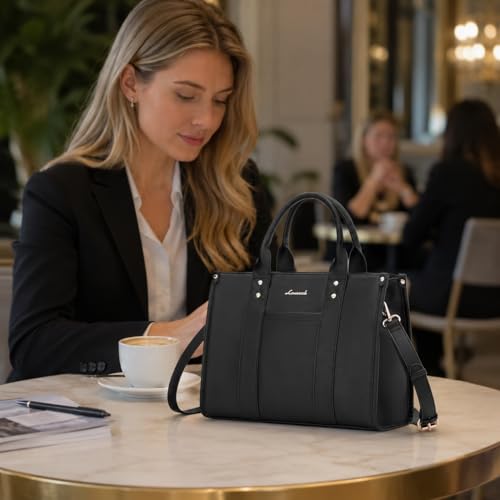 Image of LOVEVOOK Purse for Women Leather Tote Bag Purse and Handbags, Satchel Shoulder Crossbody Top Handle Bags with Zipper