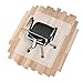 Office Marshal Polypropylene Chair Mat with Lip for Hard Floors - 30"x48" | BPA, Phthalate, Odor Free - Opaque