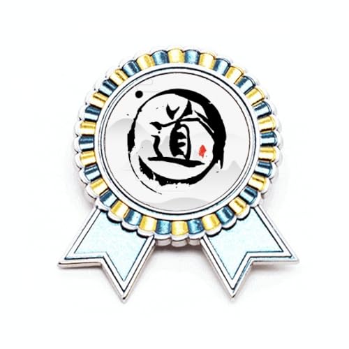 Broche en porcelaine Dao, le cadeau idéal en métal taille M pour féliciter un lauréat