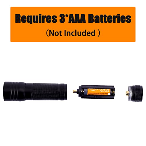 Kunhe 4 Pack Led Compact Emergencies Flashlight Bulk Set High Power Powerful Bright Tactical Flash Lights 600 High Lumens Handheld Small Mini Flashlights #TOP1