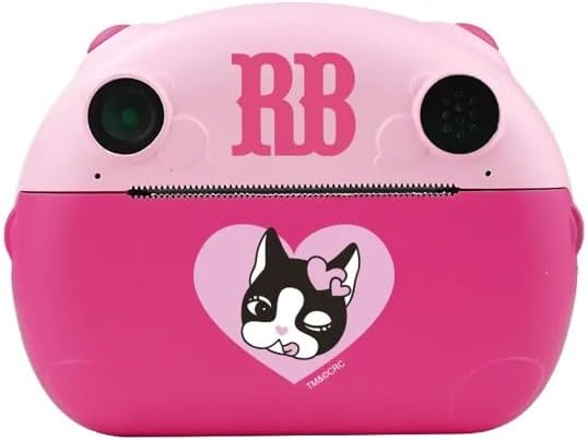 Câmera Digital Infantil Divertida RB, Rosa, para Crianças
