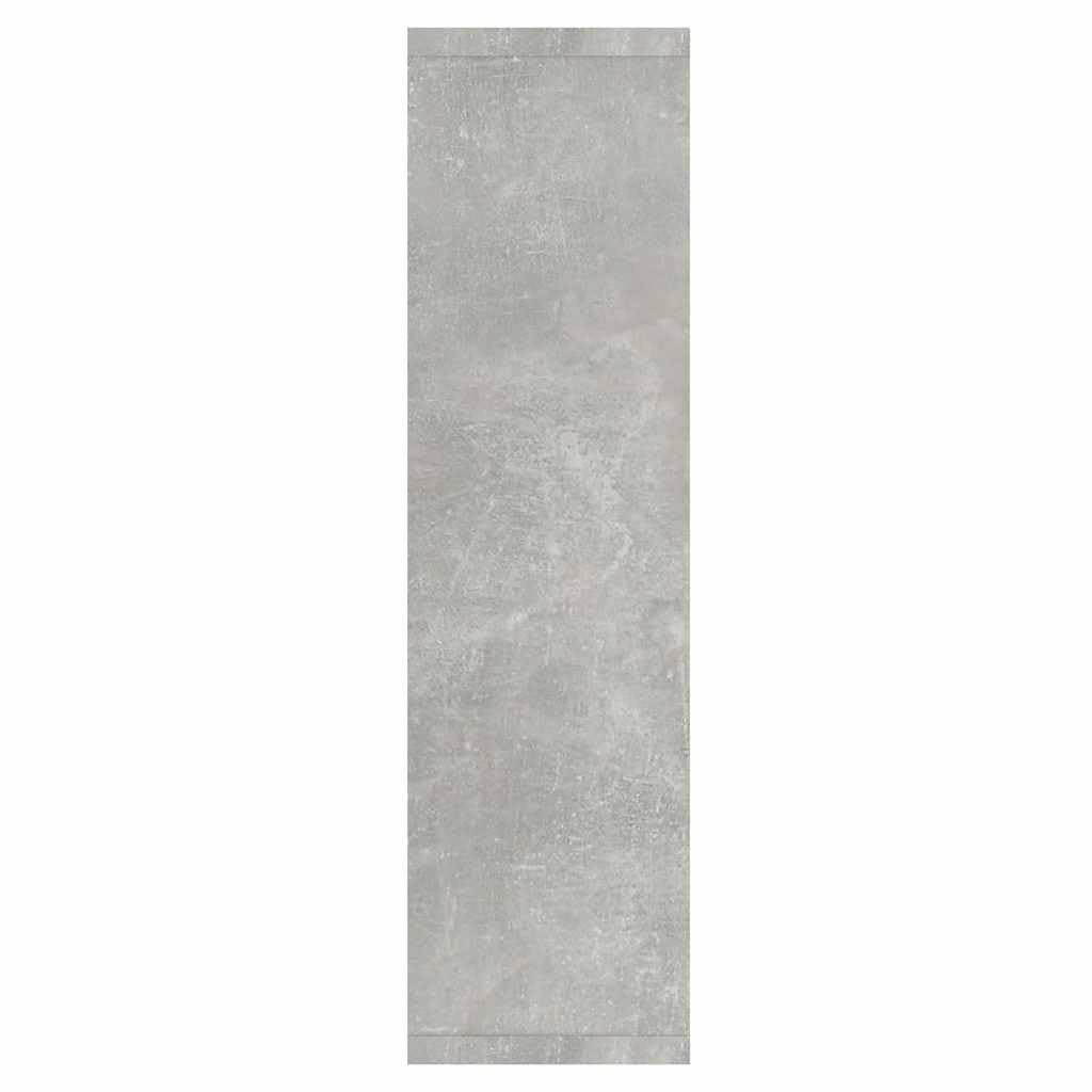 Szafka z lustrem z betonem LED, szara, 76 x 15 x 55 cm, szafki i przechowywanie, szafki toaletkowe, szafki łazienkowe