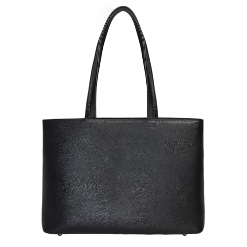 Raymaple Men's Top Grain Leather Tote
