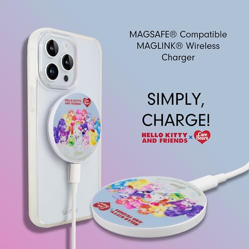 Sonix x サンリオ 充電器 | MagSafe対応 | 高速ワイヤレス充電器 x 6.6フィートケーブル (USB-C) | ハローキティ×ケアベアーズ 限定版