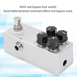 Pédale d’effet, pédales d’overdrive de basse durables pour basse de guitare électrique - Les Beatles, Paul McCartney, John Lennon, RIngo Starr, George Harrison Pédale d'effet, pédales d'overdrive de basse durables pour basse de guitare électrique – Image 2