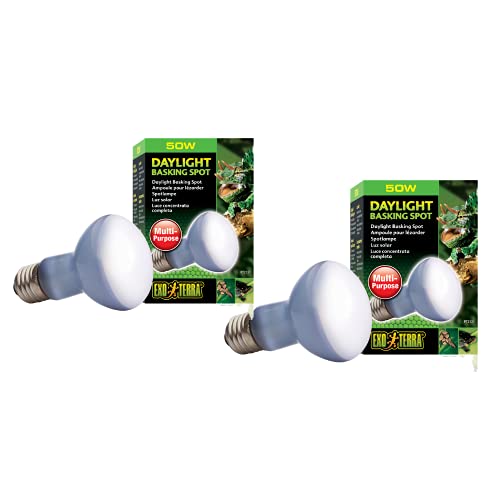 Exo-Terra Sun Glo Neodymium Basking Spot Lamps 50 Watts - Pack Of 2 #TOP5