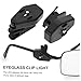 Healifty 2PCS LED Eyeglass Clip Lights Plastic Book Lamp for Night Reading Fishing Lightweight Portable Clip Lighting Tools for Bed Camping Maintenance