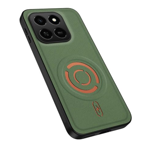MTRIEBA Magnetic Phone Case for Honor X7D, Green