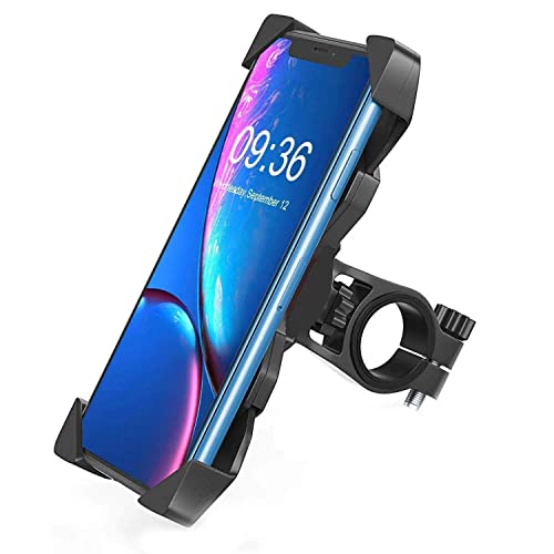 LOKO Bike Phone Mount Anti Shake and Stable Cradle Clamp with 360° Rotation Bicycle Phone Mount/Bike Accessories/Bike Phone Holder. (Black)