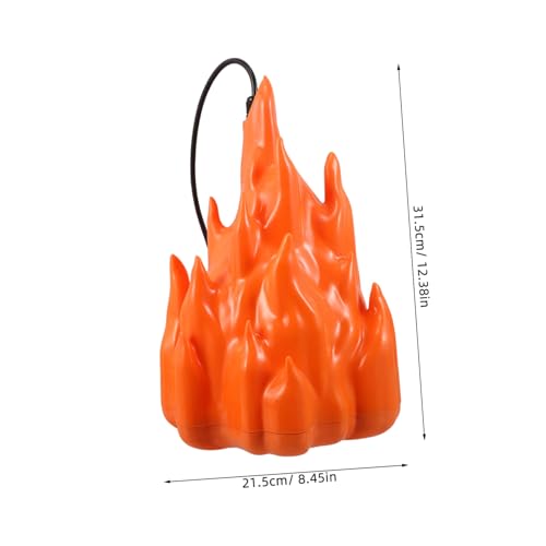 Luz de efecto fuego Gatuida para apartamentos sin chimenea real ni humos 2