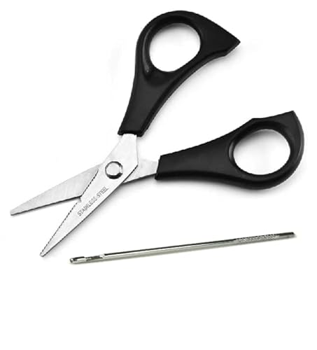 TFS Angling Fishing Braid Mono line Scissors.Stainless Steel.Quality Made.2 Pack
