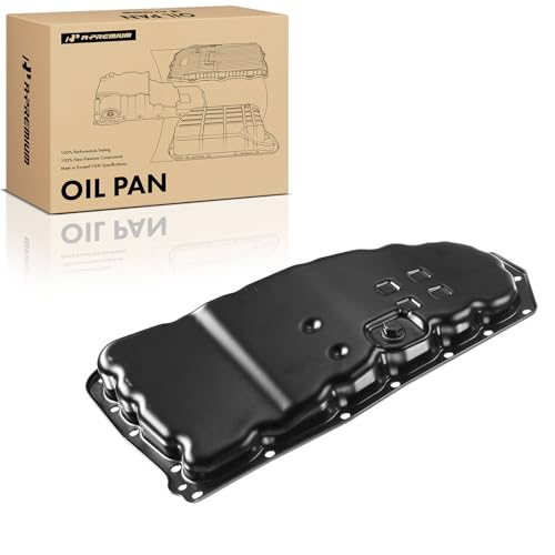 A-Premium Transmission Oil Pan with Drain Plug Compatible with Nissan Juke 2011-2014 1.6L, Rogue 2008-2013 2.5L, Rogue Select 2014-2015 2.5L, X-Trail (Mexico) 2008-2014 2.5L, Replaces 313901XF01