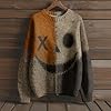 JWNYJFB Men's Halloween Costume Spooky Pumpkin Fac... #4