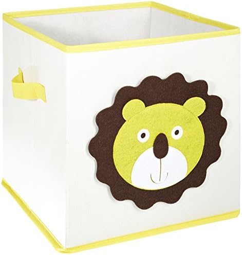 LOMOS Toy Box with Various Animal Motifs and Lots of Storage Space (30x 30x 30cm)