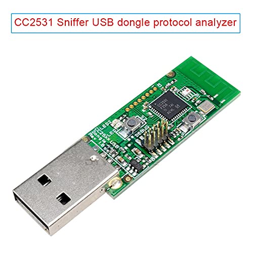 Lysee 3D Printer Parts & Accessories - USB Sniffer Dongle Protocol Analyzer Module CC2531 Sniffer Packet Module JR Deals - (Color: Green)