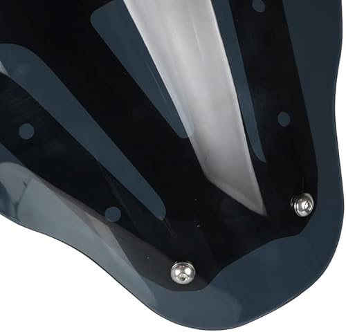 Miniatura 7 de Protector de pantalla para parabrisas de motocicleta con soporte compatible con MT-07 MT 07 MT07 MT07 2021-2023 (negro)