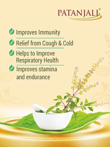 Image of Patanjali Shila Tulsi Drop, Helps boost Stamina, Pure Tulasi Ark, Natural Anti- Viral Drops with Pure Shilajeet /Shilajit Extracts for Cough Relief, Immunity Booster - 30 Ml