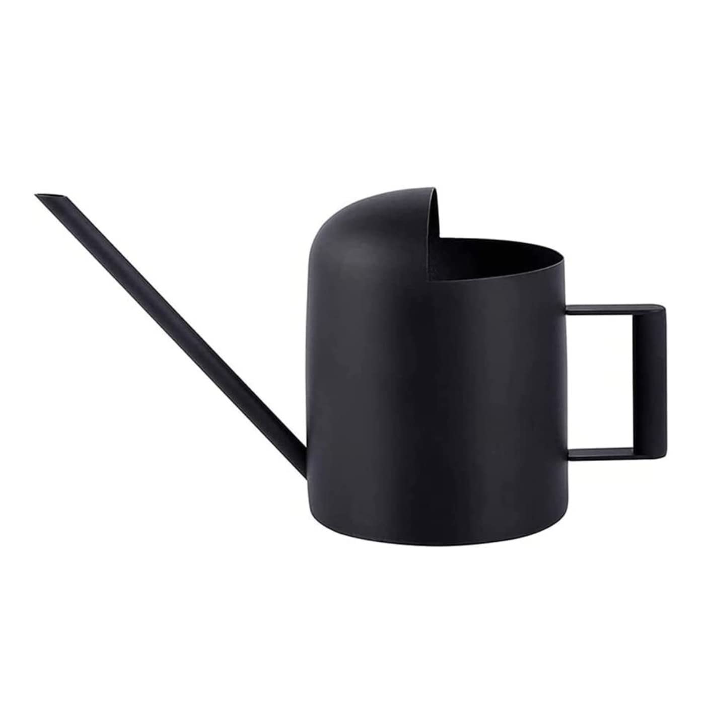 Konewka Wewnętrzna Konewka Z Długą Wylewką Ze Stali Nierdzewnej Do Roślin Domu Biurowego Do Codziennego Podlewania(Black)