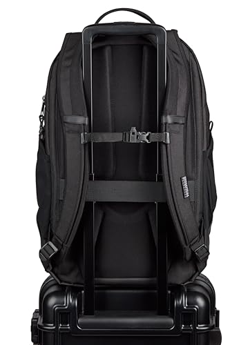 Image of JanSport 28L All Around Pack - 15 inch Laptop Sleeve, Black | Versatile Rucksack w /Hydration Sleeve, Reflective Accents & Safety Whistle