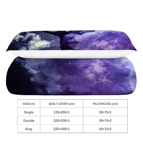 Parure de lit microfibre avec housse animaux imprimés 3D pour garçon - 4