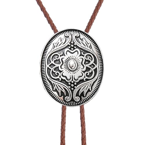 Image of Jeilwiy Bolo Tie for Men, Western Bolero Tie Cowboy Ties Native American Cowgirl Bolo Tie Accessories for Men Women