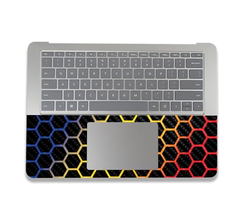 Image of MightySkins Carbon Fiber Skin Compatible with Microsoft Surface Laptop Studio 2 (2023) Full Wrap Kit - Primary Honeycomb | Protective, Durable Textured Carbon Fiber Finish | Made in The USA